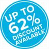 Save up to 62% Save up to 62%